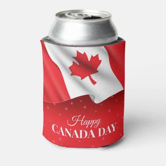 Happy Canada Day Blikjeskoeler (Blikje Achterkant)