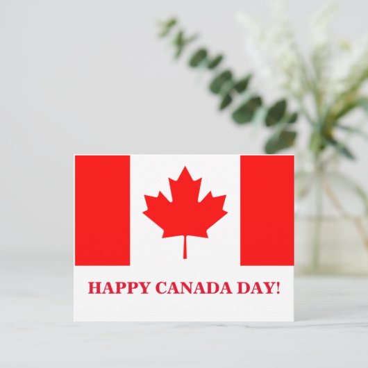 HAPPY CANADA DAY BRIEFKAART (Staand voorkant)
