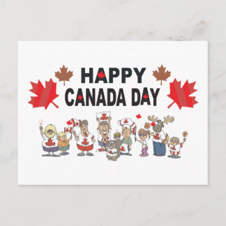 Happy Canada Day Briefkaart