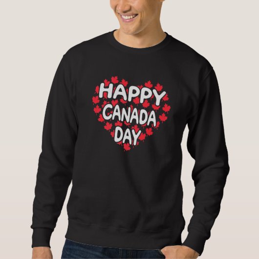Happy Canada Day Canadese vlag Canada Pride Maple Trui (Voorkant)