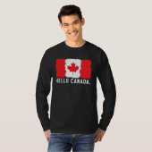 Happy Canada Day Canadian Canada Flag Maple Leaf   T-shirt (Voorkant volledig)
