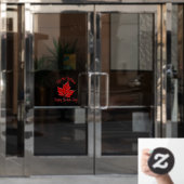 Happy Canada Day Decals Canada Day Window Cling (Kantoordeur)
