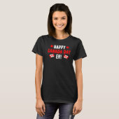 Happy Canada Day Eh Maple Leaf Canada Flag Canadia T-shirt (Voorkant volledig)