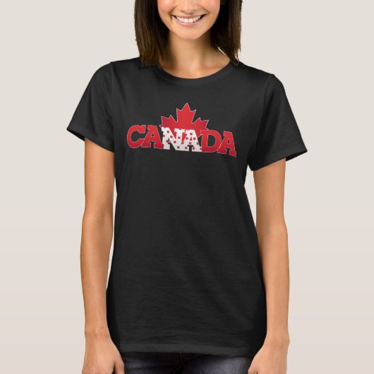 Happy Canada Day Flag Canada Funny T-shirt (Voorkant)