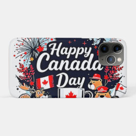 Happy Canada Day Fun Case-Mate iPhone Case