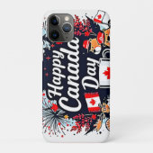 Happy Canada Day Fun Case-Mate iPhone Case (Achterkant)