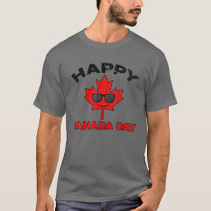 Happy Canada Day Funny Maple Leaf Canada Day Kinde T-shirt