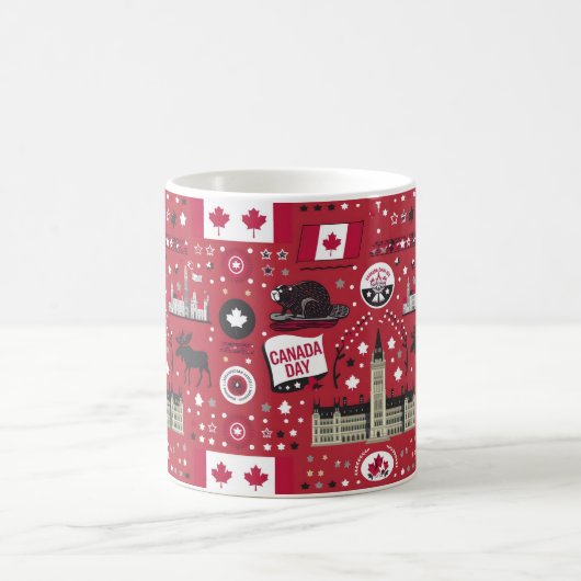 Happy Canada Day Gift Idee Koffiemok (Center)