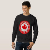 Happy Canada Day Juli 1867 Maple Leaf Canadian Fla Trui (Voorkant volledig)