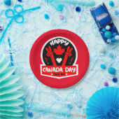 Happy Canada Day Juli 1 Papieren Bordje (Feest)