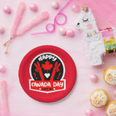 Happy Canada Day Juli 1 Papieren Bordje (Feest)