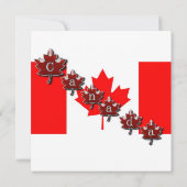 HAPPY CANADA DAY KAART (Achterkant)