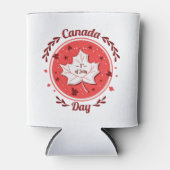 Happy Canada Day Koelbox Blikjeskoeler (Voorkant)