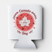 Happy Canada Day Koelbox Blikjeskoeler (Achterkant)