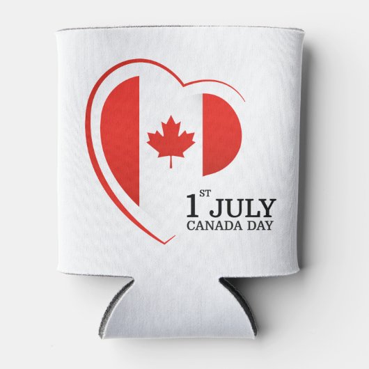 Happy Canada Day Koelbox Blikjeskoeler (Voorkant)
