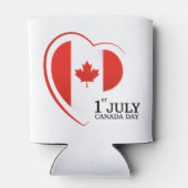 Happy Canada Day Koelbox Blikjeskoeler (Achterkant)