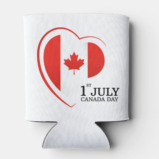 Happy Canada Day Koelbox Blikjeskoeler (Achterkant)