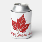 Happy Canada Day Koelbox Canada Souvenir Cooler (Blikje Voorkant)