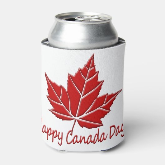Happy Canada Day Koelbox Canada Souvenir Cooler (Blikje Voorkant)
