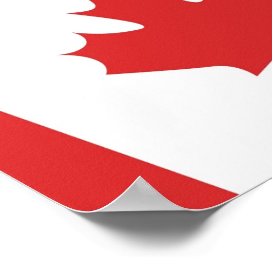 Happy Canada Day op 1 juli in het Poster. Canadese Poster (Hoek)