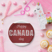 Happy Canada Day Papieren Bordje (Feest)