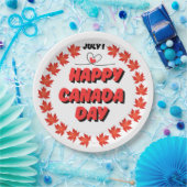 Happy Canada Day Papieren Bordje (Feest)