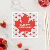 Happy Canada Day papieren servetten (Insitu)