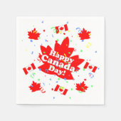 Happy Canada Day Party Servetten (Voorkant)