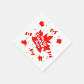 Happy Canada Day Party Servetten (Hoek)