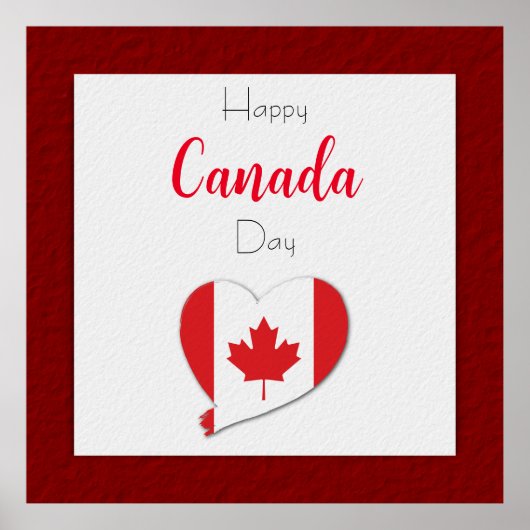Happy Canada Day Poster (Voorkant)