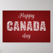 Happy Canada Day Poster (Voorkant)
