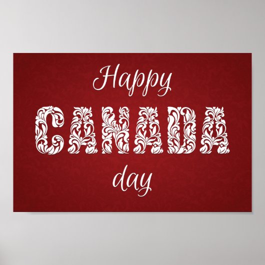 Happy Canada Day Poster (Voorkant)