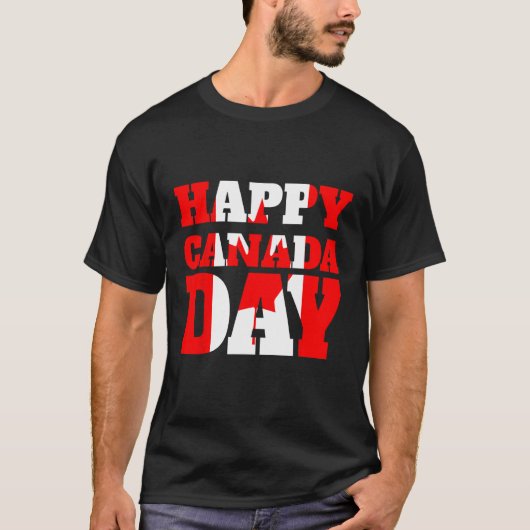 Happy Canada Day Pride Ottawa Canada Est. 1867 Sou T-shirt (Voorkant)