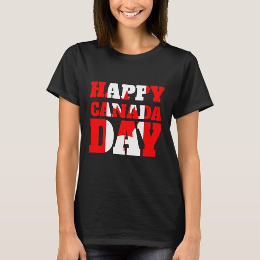 Happy Canada Day Pride Ottawa Canada Est. 1867 Sou T-shirt (Voorkant)
