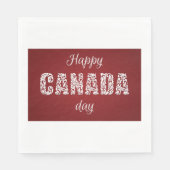 Happy Canada Day Servet (Voorkant)
