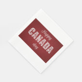 Happy Canada Day Servet (Hoek)