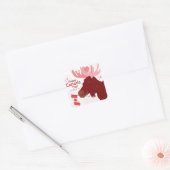 Happy Canada Day Square Sticker (Envelop)