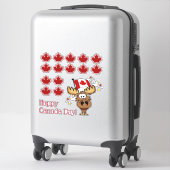 Happy Canada Day Sticker (Koffer)