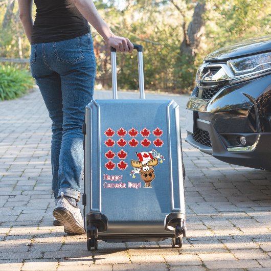 Happy Canada Day Sticker (Koffer Insitu)