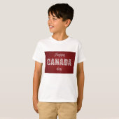 Happy Canada Day T-shirt (Voorkant volledig)