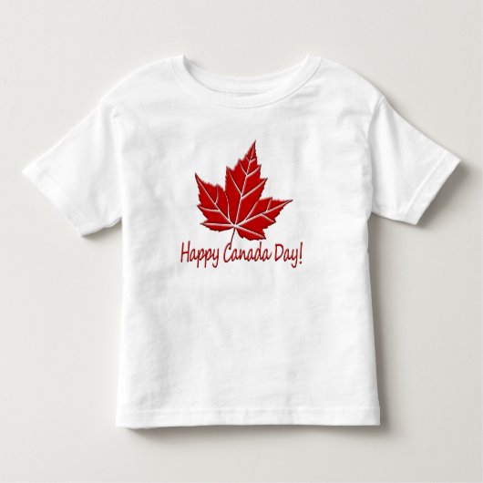 Happy Canada Day T-shirt Baby Canada Souvenirs (Voorkant)