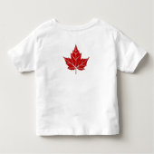 Happy Canada Day T-shirt Baby Canada Souvenirs (Achterkant)