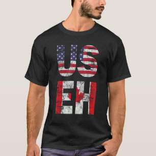 Happy Canada Day Verenigde Staten Pride ons Vlag D T-shirt