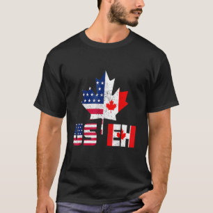 Happy Canada Day Verenigde Staten Pride ons Vlag D T-shirt