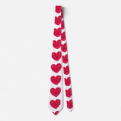 Happy Canada D'Eh Heart, Frog, Maple Leaves Stropdas (Voorkant)