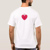 Happy Canada D'Eh Heart, Frog, Maple Leaves T-shirt (Achterkant)