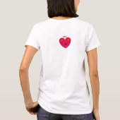 Happy Canada D'Eh Heart, Frog, Maple Leaves T-shirt (Achterkant)
