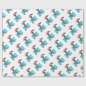 Happy Canada Goose in een Toque Cadeaupapier (Vlak)