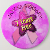 Happy Cancer'-Button Ronde Button 6,0 Cm (Voorkant)