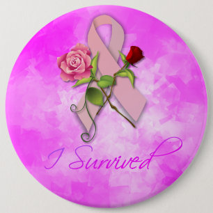 Happy Cancer' Pinback Button